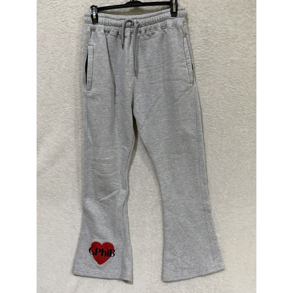 Gamma‎ Phi Beta Sorority G Phi Sweatpants Women's Medium Wide Leg Zip Pockets